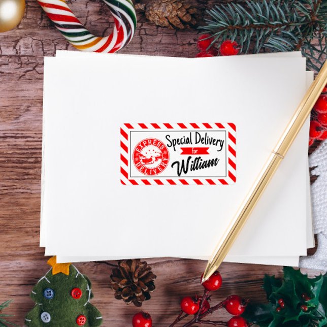 Etiqueta Special delivery from santa Christmas gift  (Subido por el creador)
