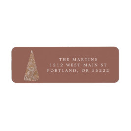 Etiqueta Splendid Spruce Tree Beige Navidades/etiqueta de v