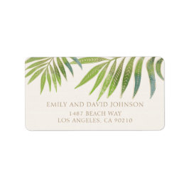 Etiqueta Splendid Summer Boda address label