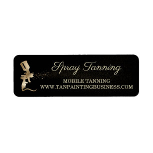 Etiqueta Spray de bronceado Airbrush Gold