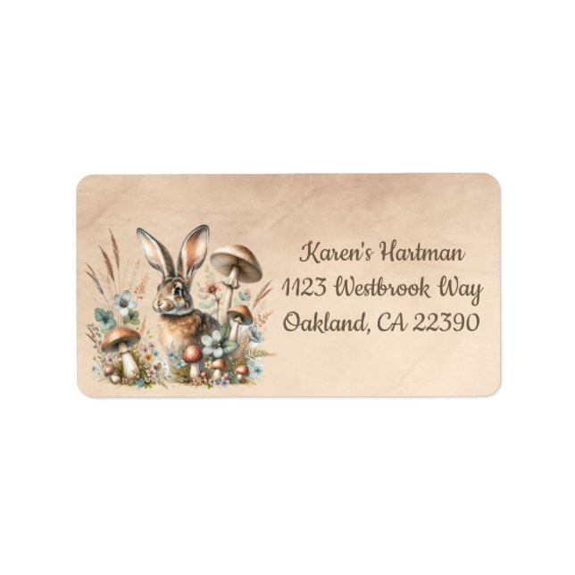 Etiqueta Spring Jack Rabbit (Frente)