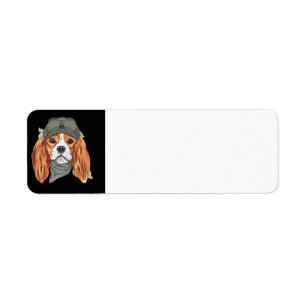 Etiqueta Springer Spaniel Steampunk