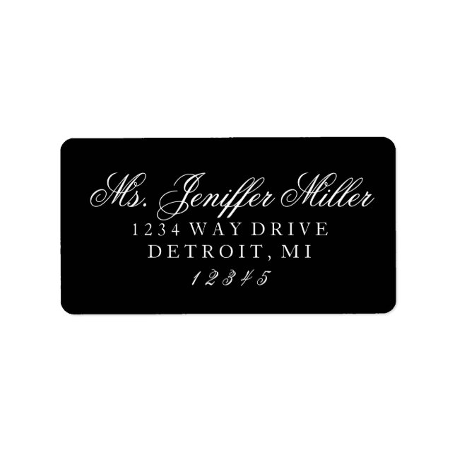 Etiqueta - Sra. futura Sra. (Frente)