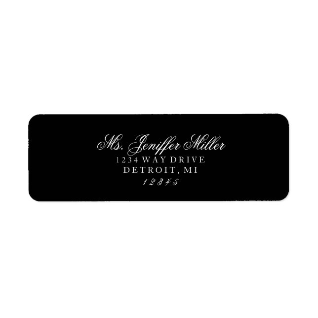 Etiqueta - Sra. futura Sra. (Frente)