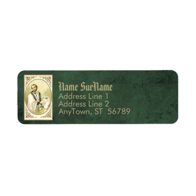 Etiqueta St. César de Bus (SLE 001) (Frente)