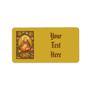 Etiqueta St. Dominic de Guzman (PM 02) Avge NBMP Label 3b