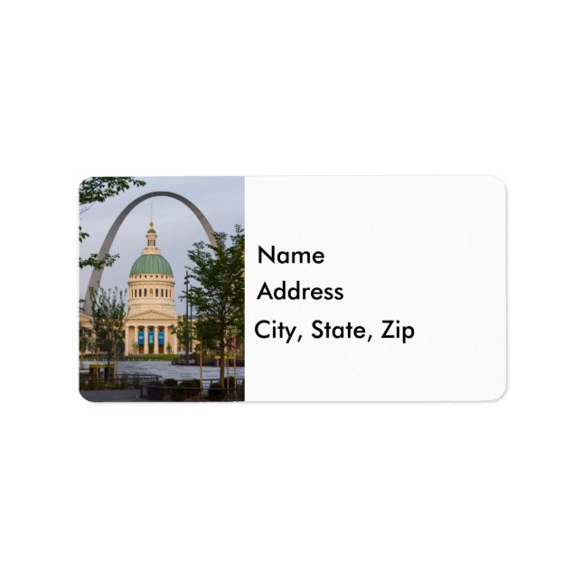 Etiqueta St Louis History (Frente)