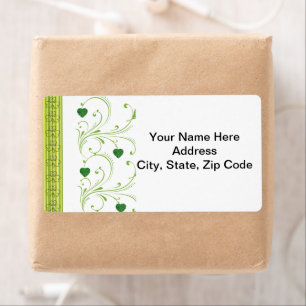 Etiqueta St. Patrick's Day Labels Clover