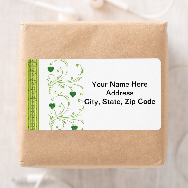 Etiqueta St. Patrick's Day Labels Clover (In situ)