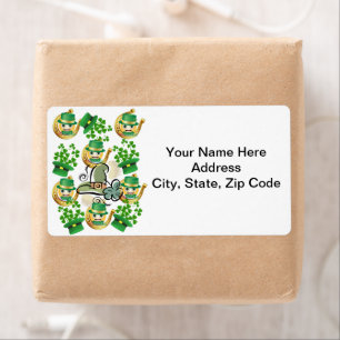 Etiqueta St. Patrick's Day Labels Horseshoe