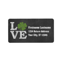 St Patricks Day LOVE con dirección de retorno de s