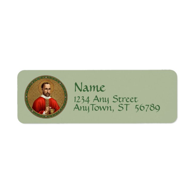 Etiqueta St. Peter Faber (BK 051) (Frente)