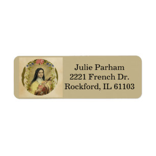 Etiqueta St. Therese la flor pequeña