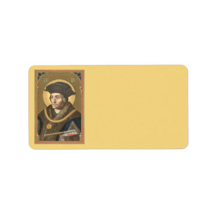 Etiqueta St. Thomas More (SAU 026) Coloreado