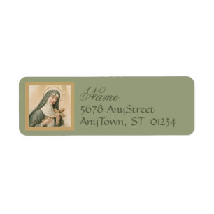 Etiqueta Sta. Rita de Cascia (M 015)
