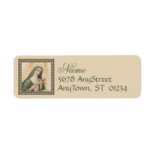 Etiqueta Sta. Rita de Cascia (M 015)