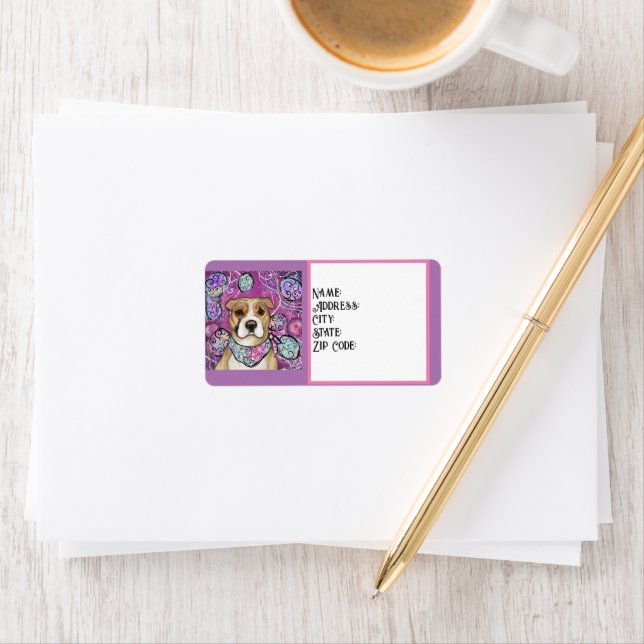 ETIQUETA STAFFORDSHIRE TERRIER (In situ)