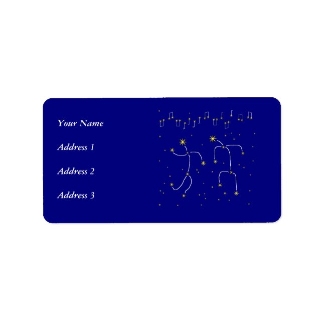 Etiqueta Star Dance (Frente)