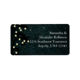 Etiqueta Starry Midnight Lights String Lantern Boda