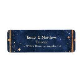 Etiqueta Starry Night Romance Boda