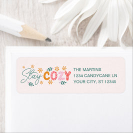 Etiqueta Stay Cosy Navidades Holiday