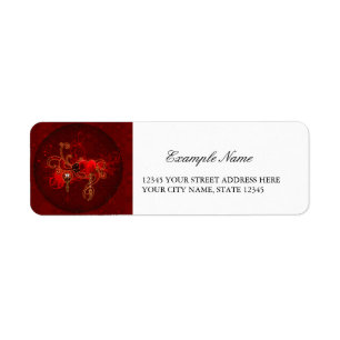 Etiqueta Steampunk, corazón doloroso