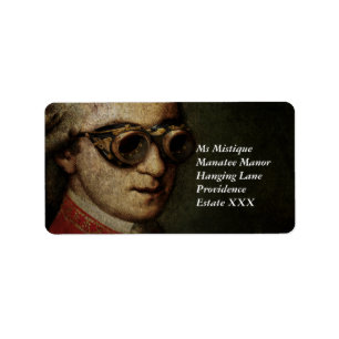 Etiqueta Steampunk Mozart