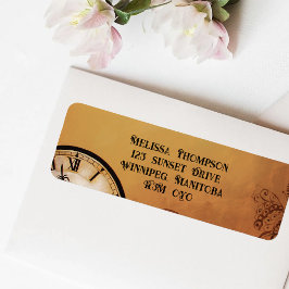 Etiqueta Steampunk Victorian Boda