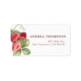 Etiqueta Strawberry | Summer  Labels