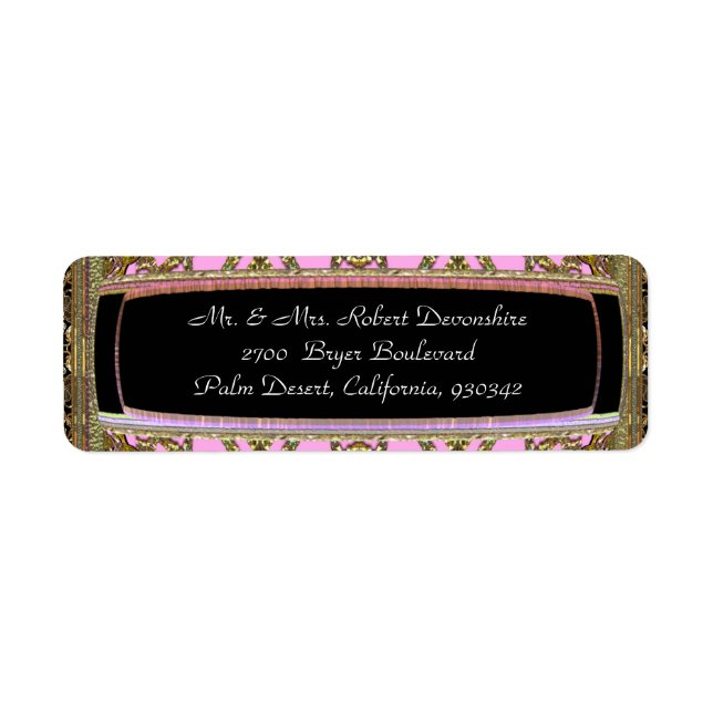 Etiqueta Strummer Elegante Genial (Frente)