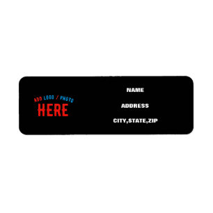 ETIQUETA STYLISH MODERN CUSTOMIZABLE BLACK VERIFIED BRANDED