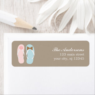 Etiqueta Su y su Flip Flops Beach Wedding