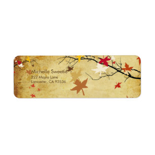 Etiqueta Sucursal de arce de PixDezines