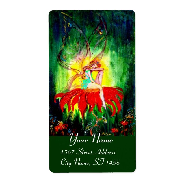 ETIQUETA SUEÑO JUSTO EN LA FLORES (Frente)