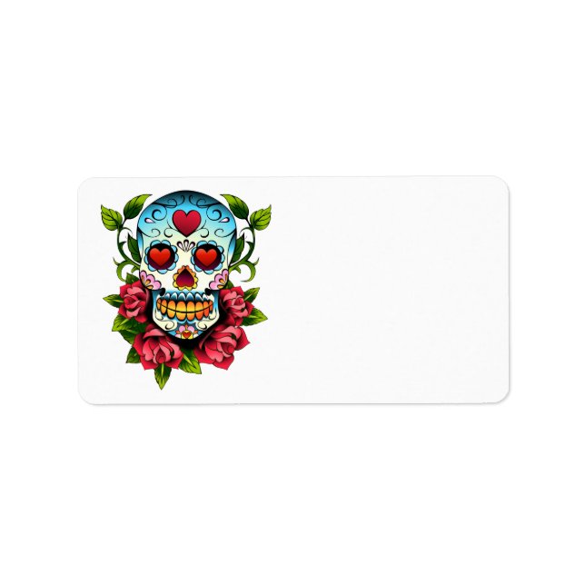 Etiqueta Sugar Skull (Frente)