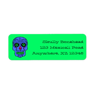 Etiqueta Sugar Skull