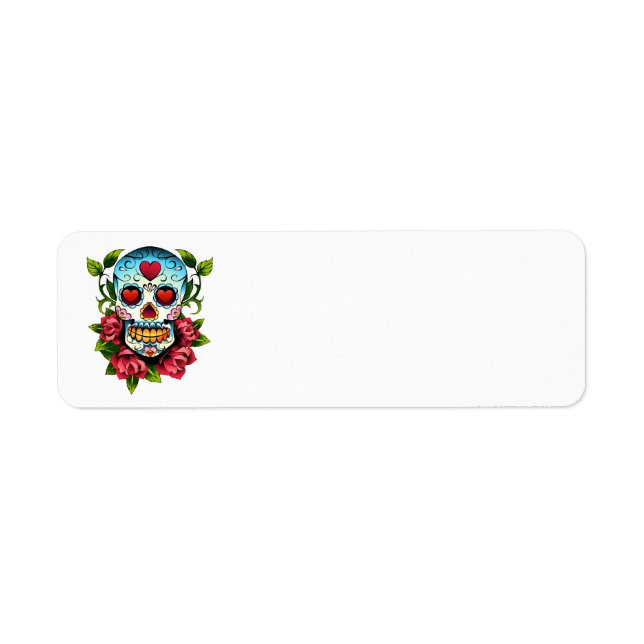 Etiqueta Sugar Skull (Frente)