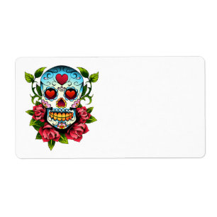 Etiqueta Sugar Skull