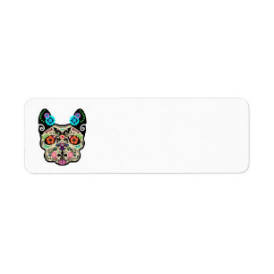 Etiqueta Sugar Skull Frenchie