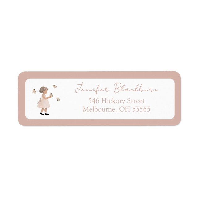 Etiqueta Sugar, Spice & Everything Nice address label (Frente)