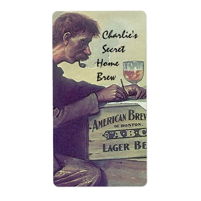 Etiqueta Suministros de remo casero Cerveza elaborando etiq (Frente)