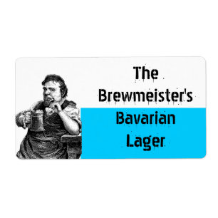 Etiqueta Suministros de remo casero Cerveza elaborando etiq