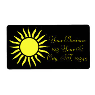 Etiqueta Sun ardiente Thunder_Cove