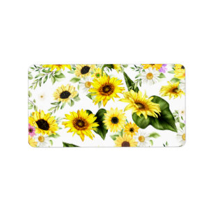 Etiqueta Sunflower 7