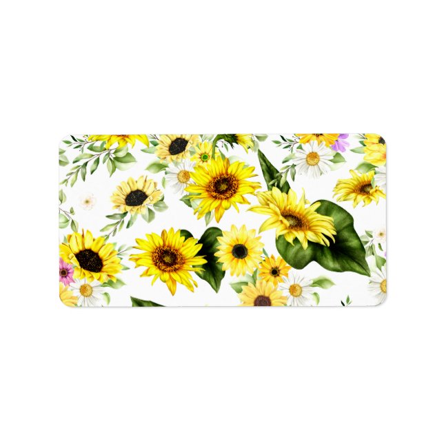 Etiqueta Sunflower 7 (Frente)