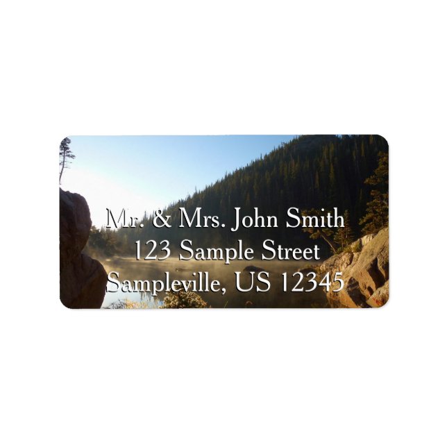 Etiqueta Sunrise at Dream Lake (Frente)