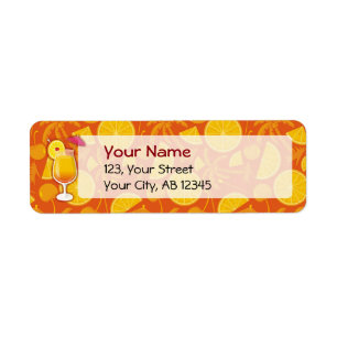 Etiqueta Sunrise Tequila