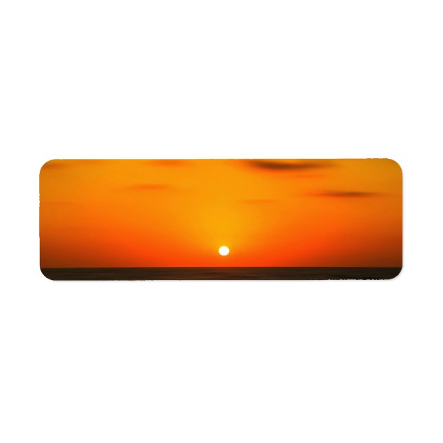Etiqueta Sunset (Frente)