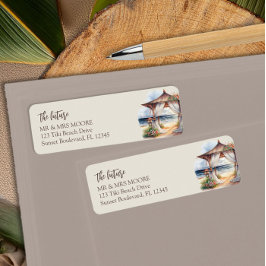 Etiqueta Sunset Beach el futuro Sr. y Sra. Return