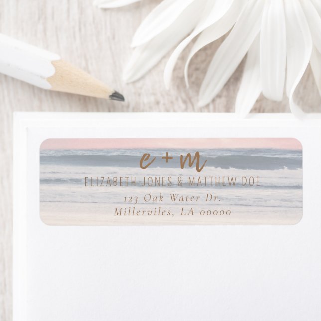 Etiqueta Sunset Beach Wedding | Oceanside Wedding (In situ)